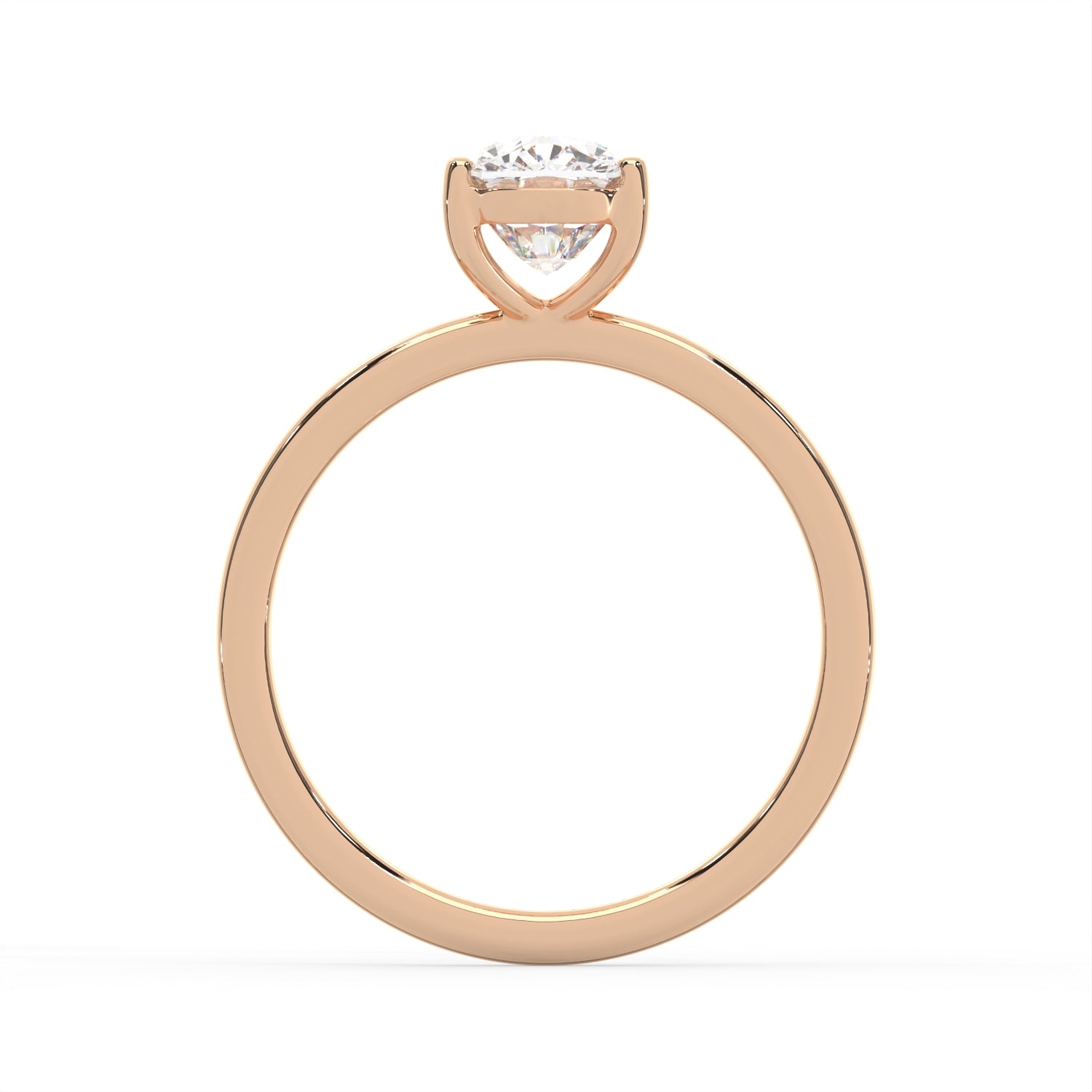 Cushion Cut Solitaire Ring
