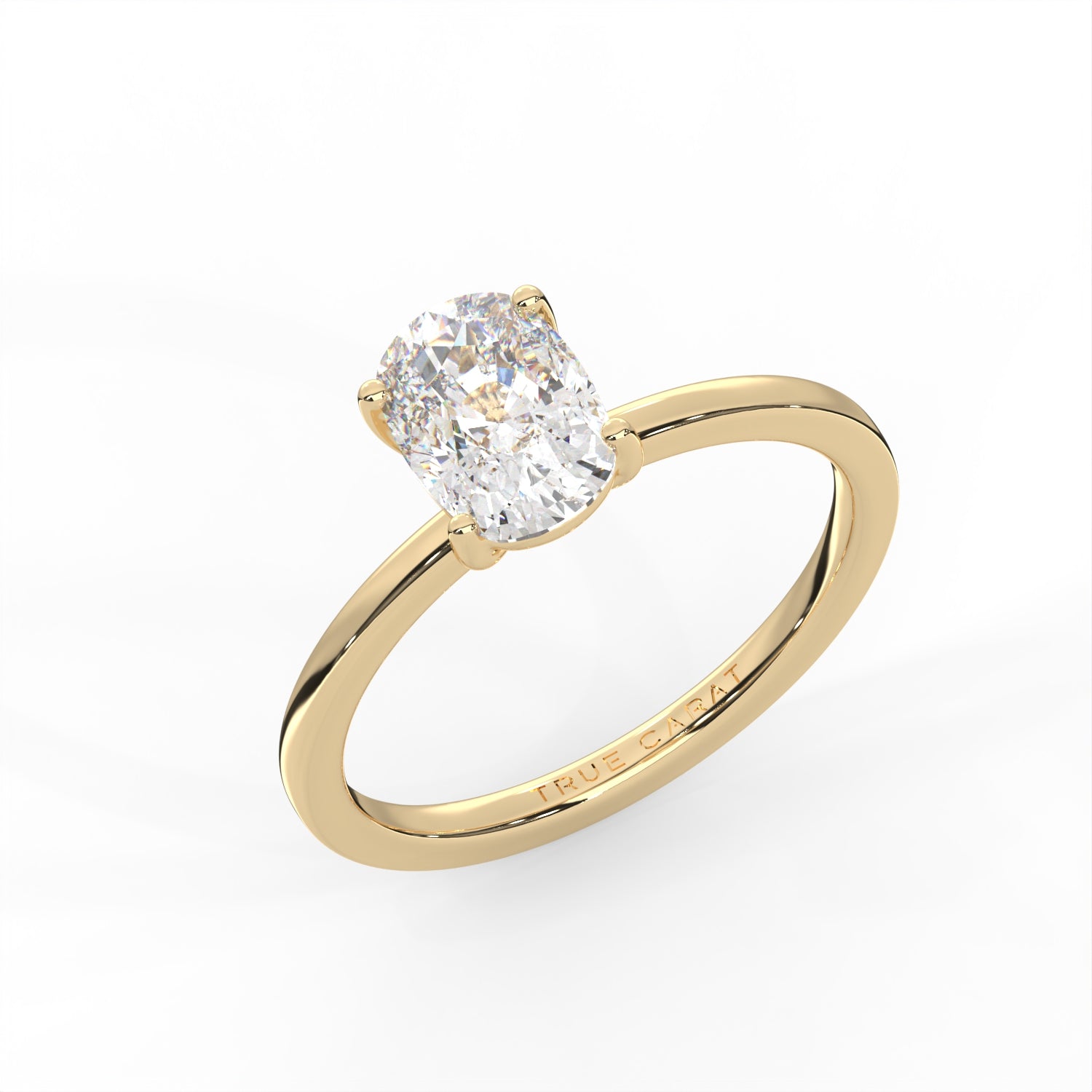 Cushion Cut Solitaire Ring