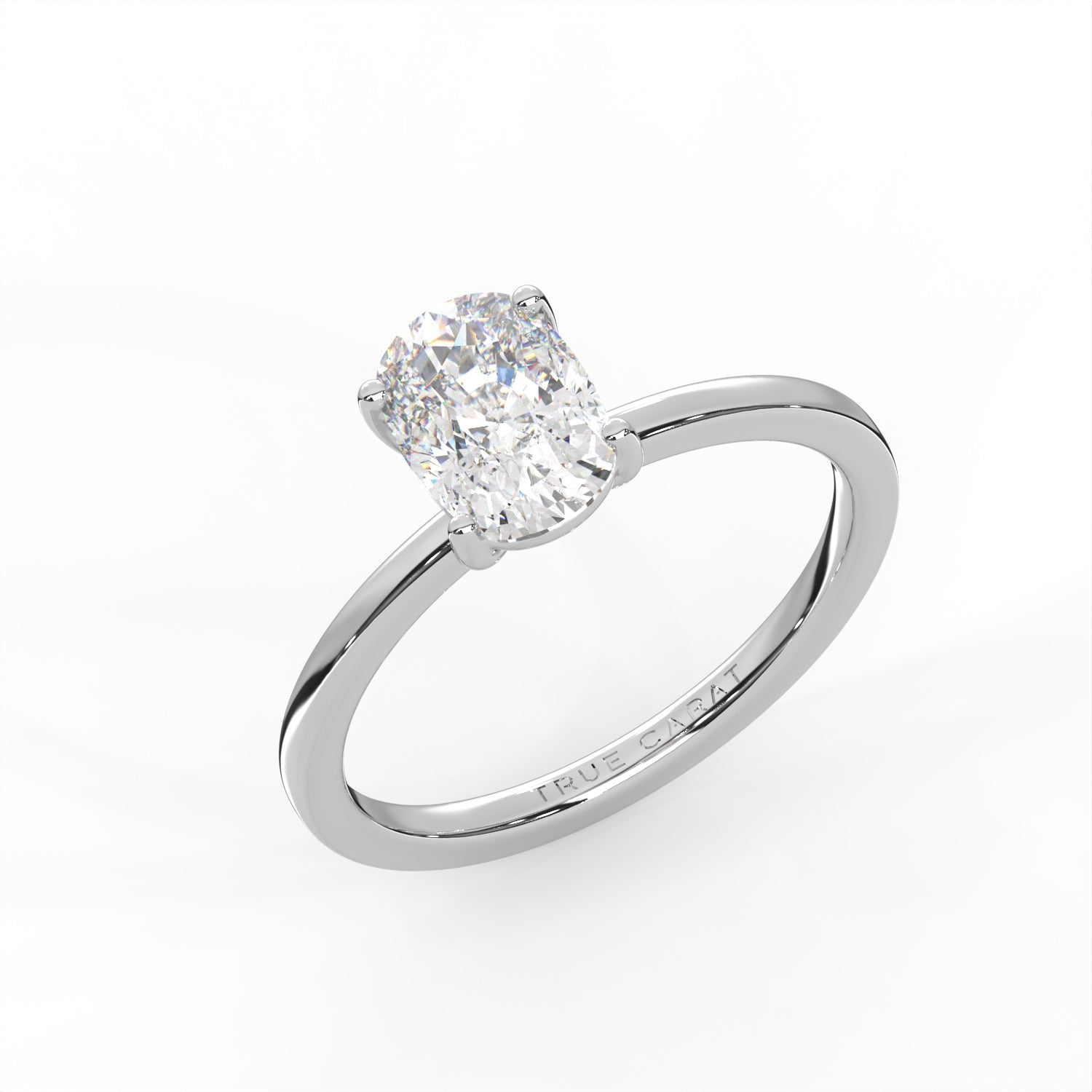Cushion Cut Solitaire Ring
