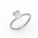 Cushion Cut Solitaire Ring