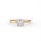 Square Cushion Solitaire Ring