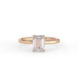 Emerald Cut Solitaire Ring