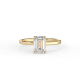 Emerald Cut Solitaire Ring