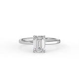 Emerald Cut Solitaire Ring
