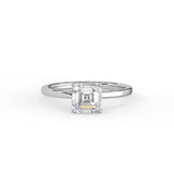 Asscher Cut Solitaire Ring
