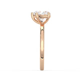 Heart Cut Solitaire Ring