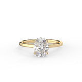 Oval Cut Solitaire Ring