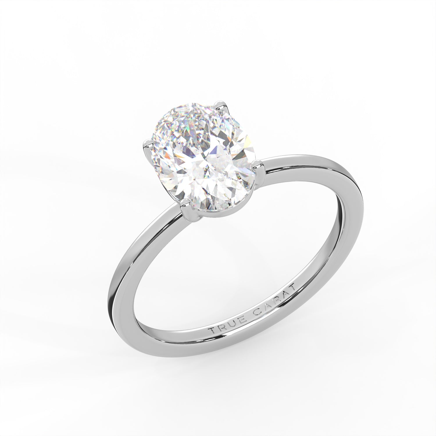 Oval Cut Solitaire Ring