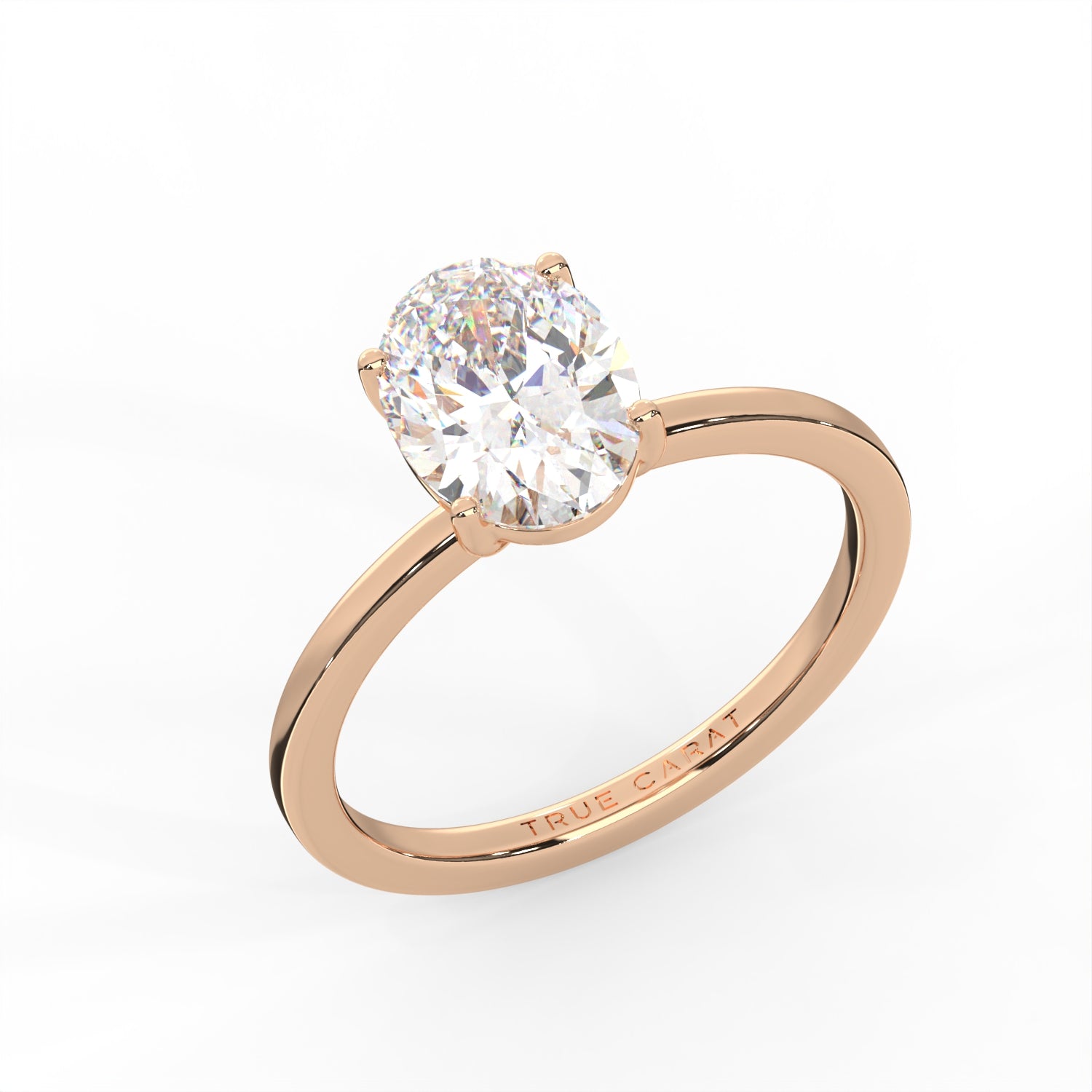 Oval Cut Solitaire Ring