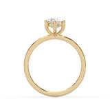 Pear Cut Solitaire Ring