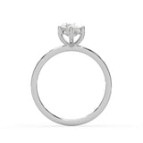 Pear Cut Solitaire Ring
