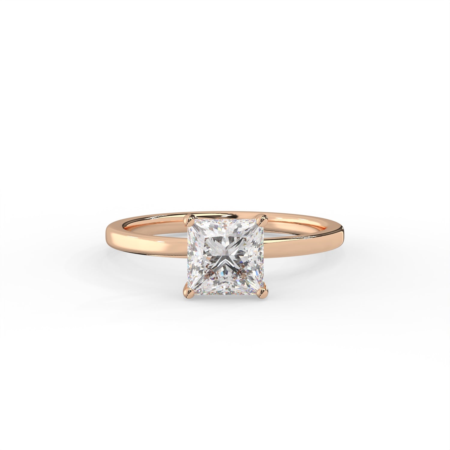 Princess Cut Solitaire Ring