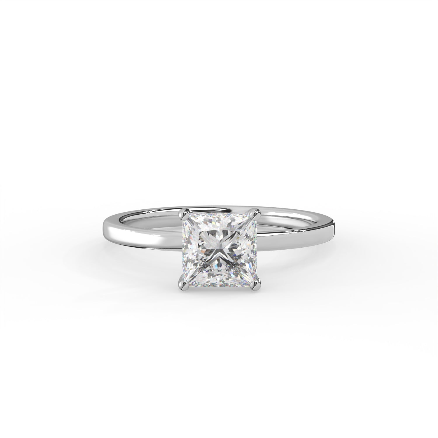 Princess Cut Solitaire Ring
