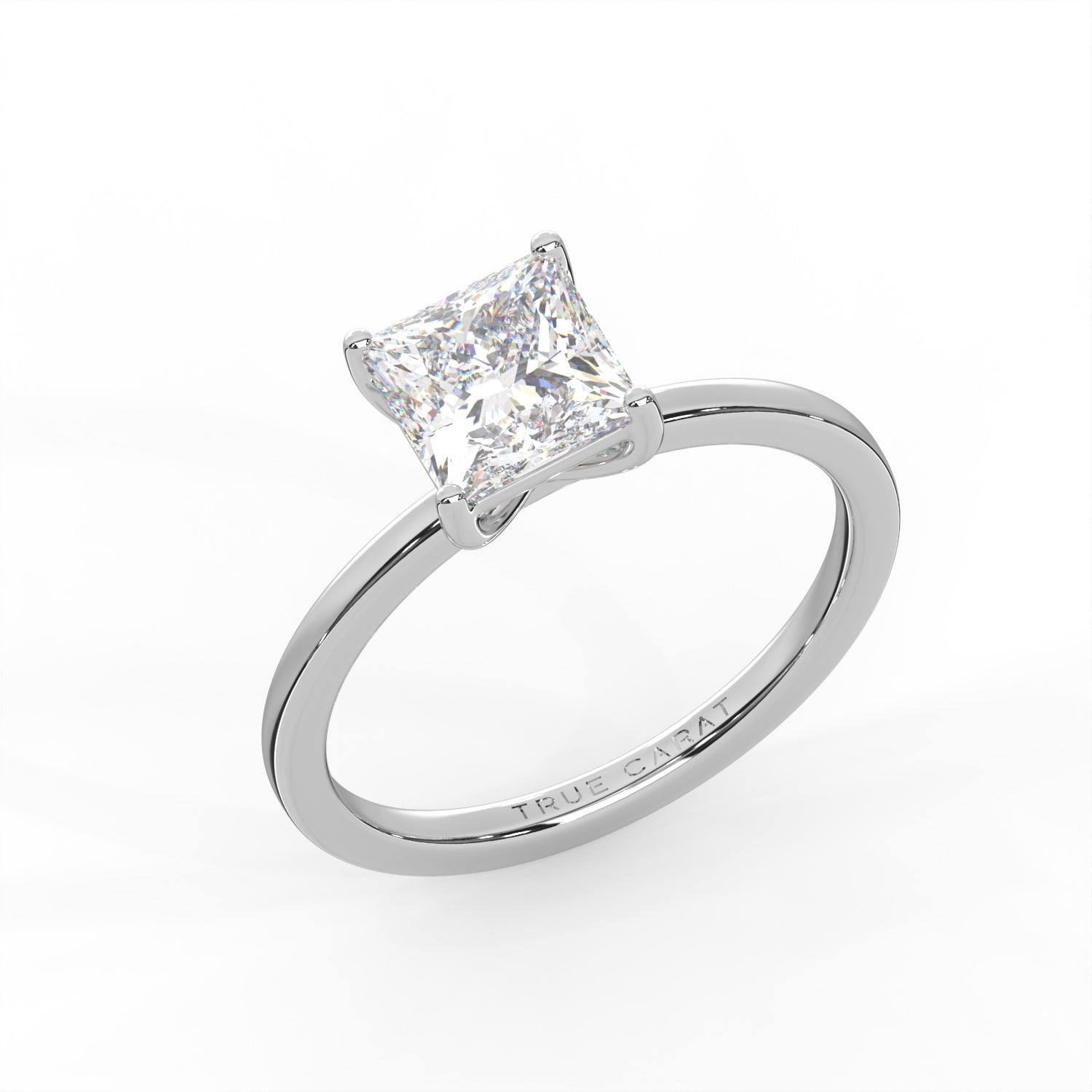 Princess Cut Solitaire Ring