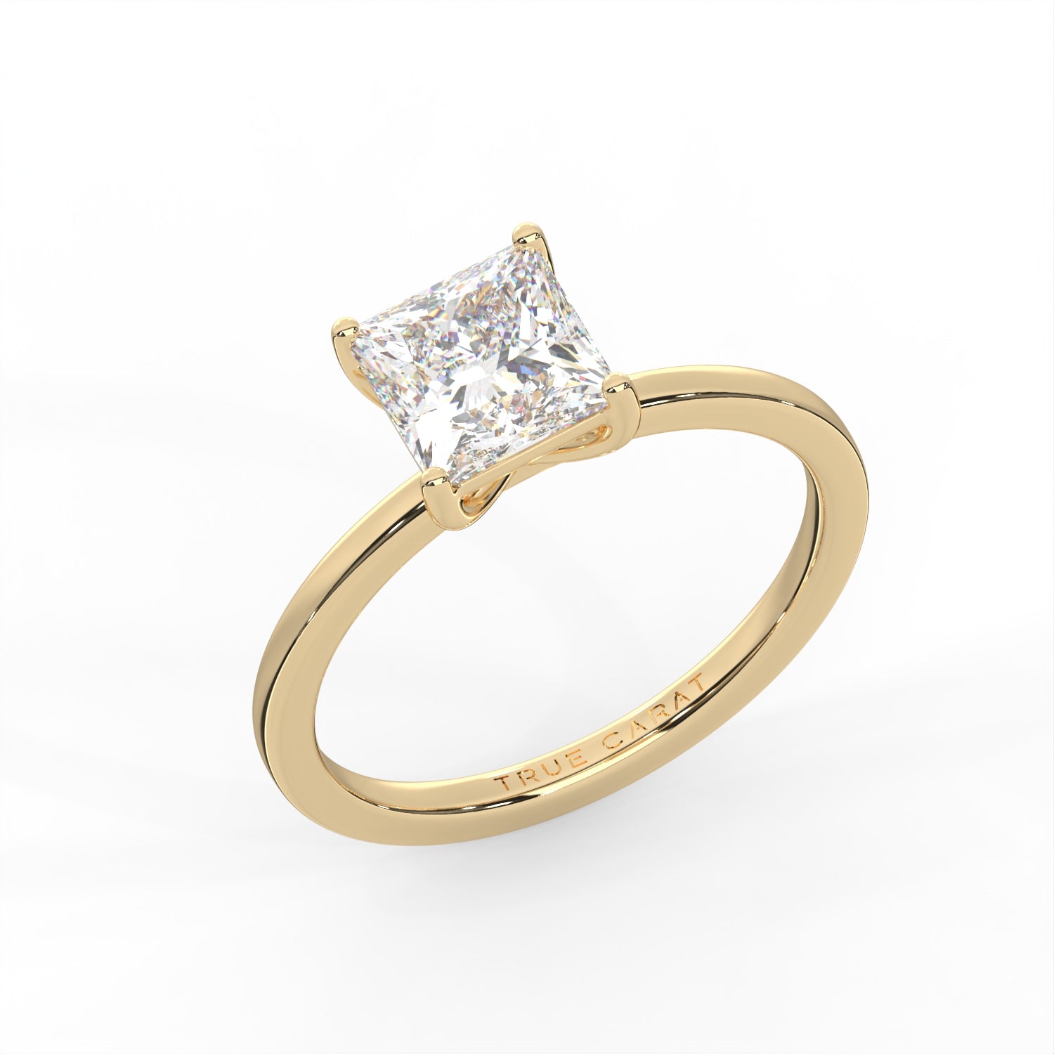 Princess Cut Solitaire Ring