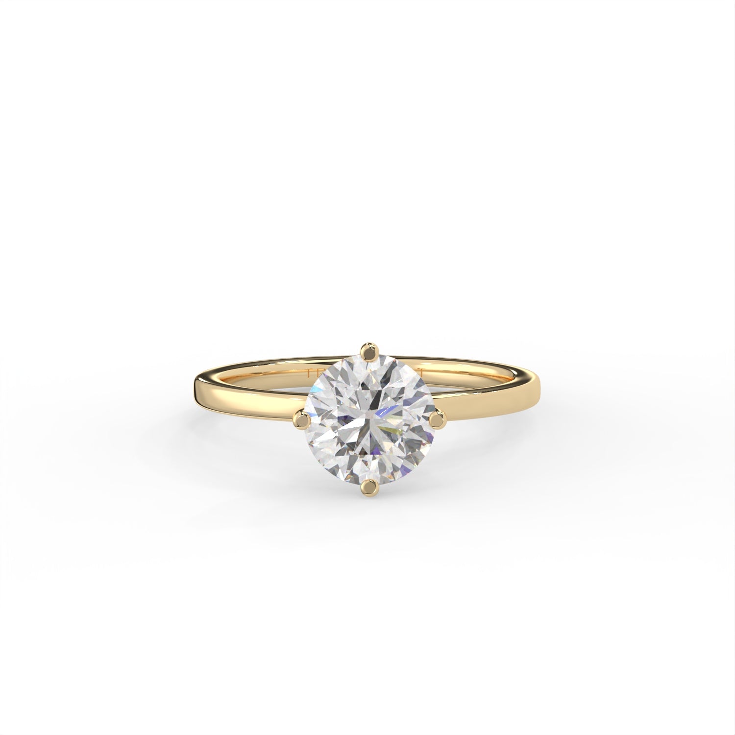 Round Diamond Solitaire Ring