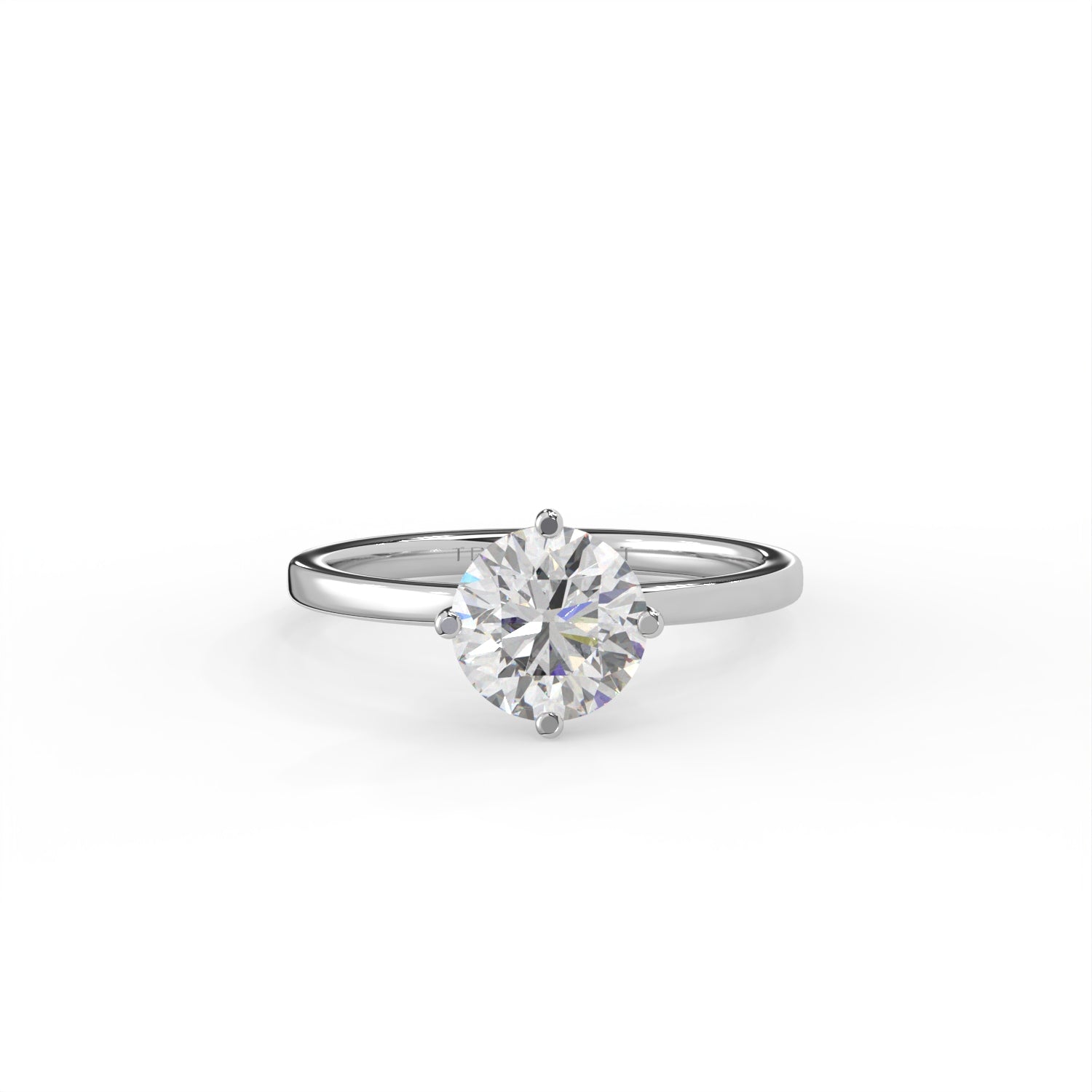 Round Diamond Solitaire Ring