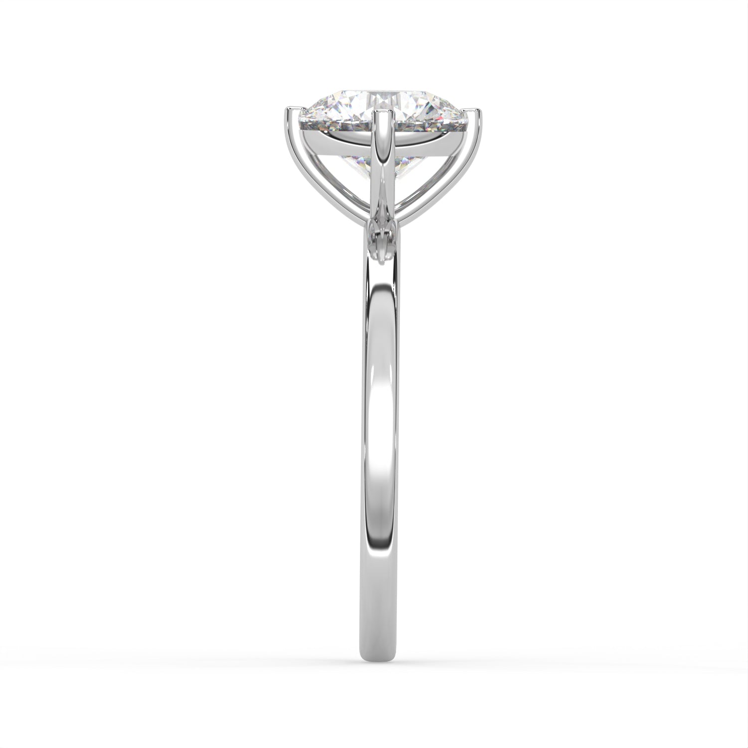Round Diamond Solitaire Ring