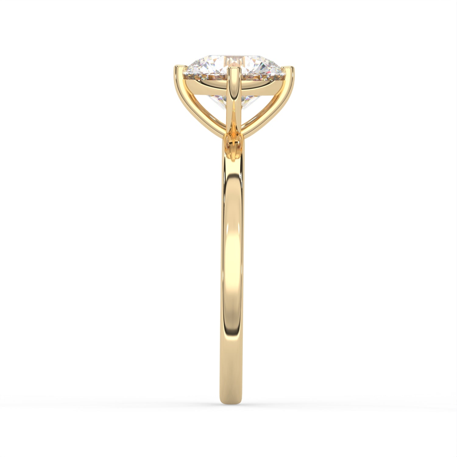Round Diamond Solitaire Ring