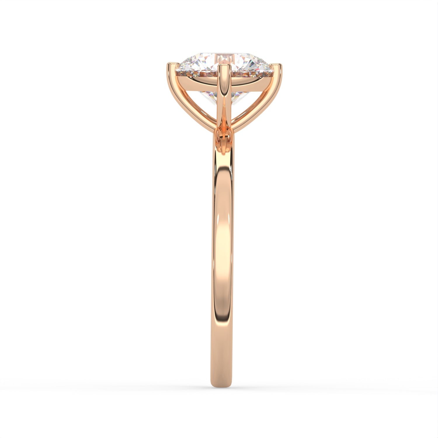 Round Diamond Solitaire Ring