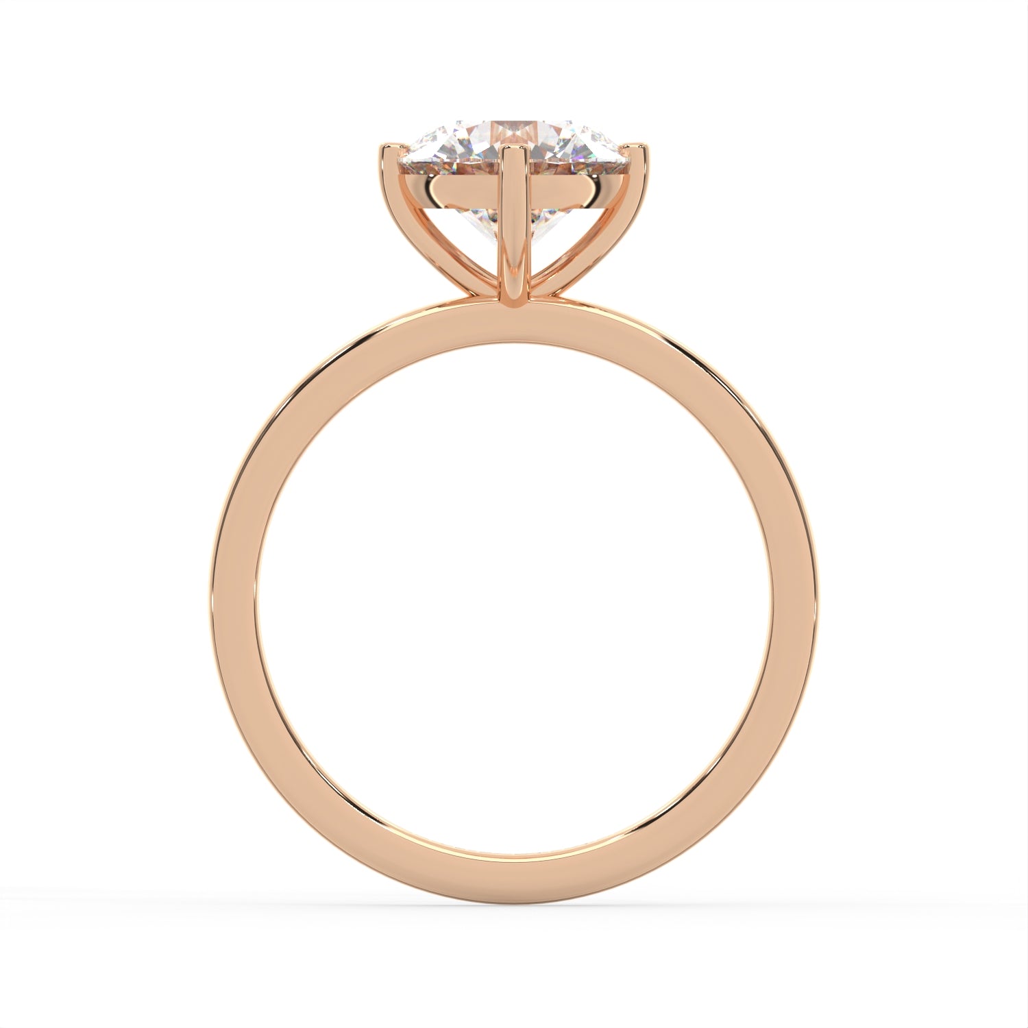 Round Diamond Solitaire Ring