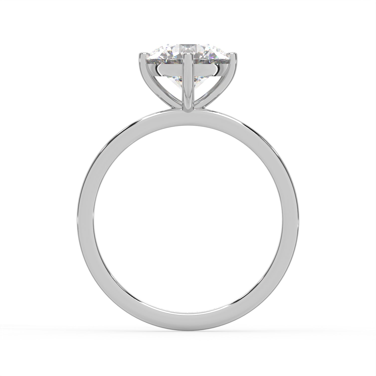 Round Diamond Solitaire Ring