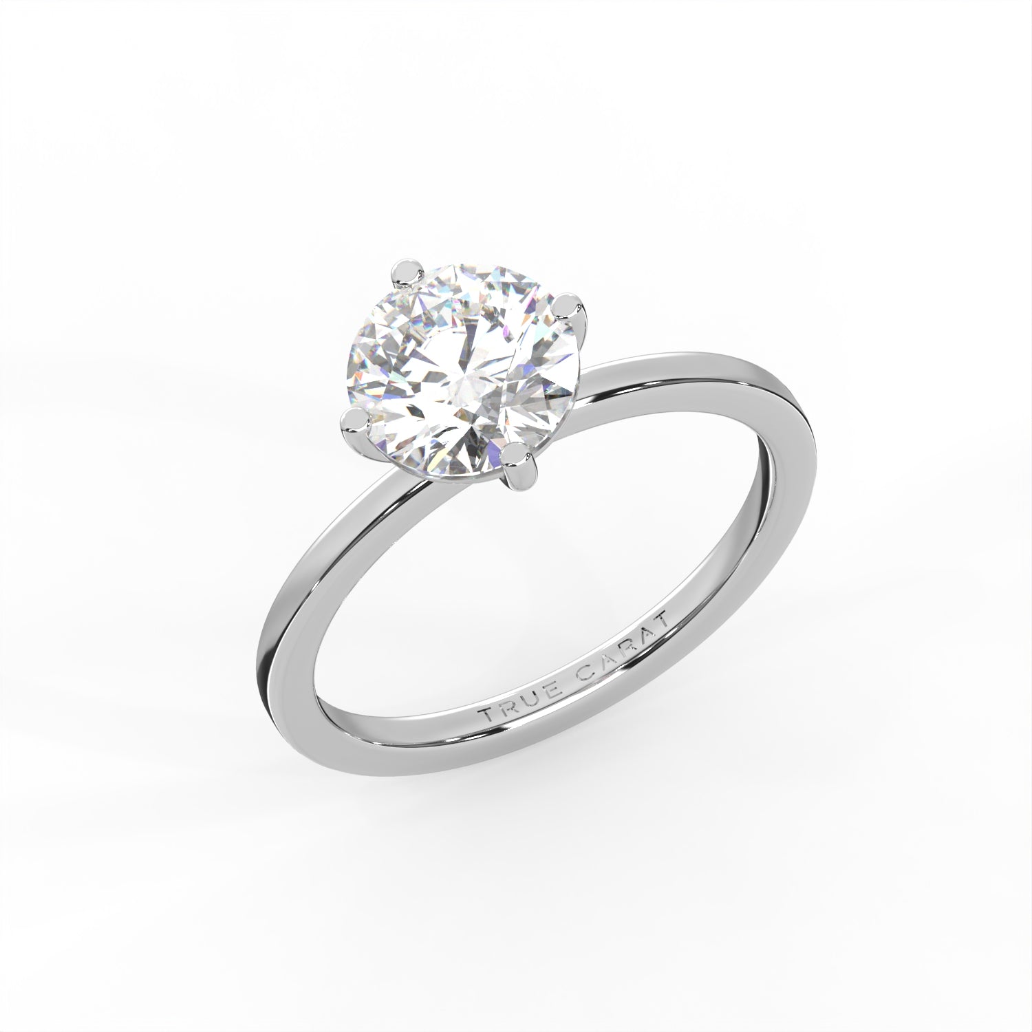 Round Diamond Solitaire Ring