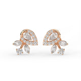 Pear Leaf Drop Earrings