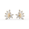 Marquise Floral Stud Earrings