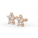Marquise Star Stud Earrings