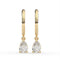 Pear Huggie Drop Earrings