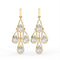Pear Chandelier Drop Earrings
