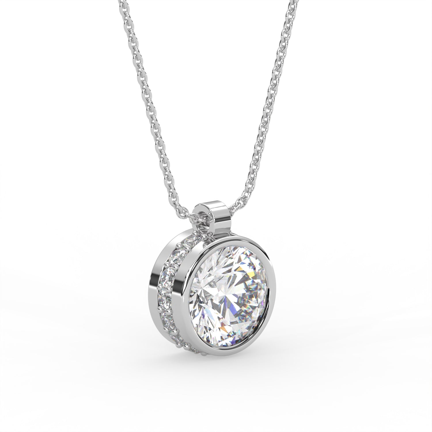 Round Bezel Pendant