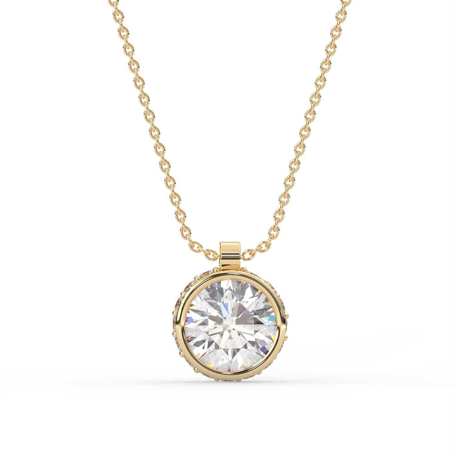 Round Bezel Pendant