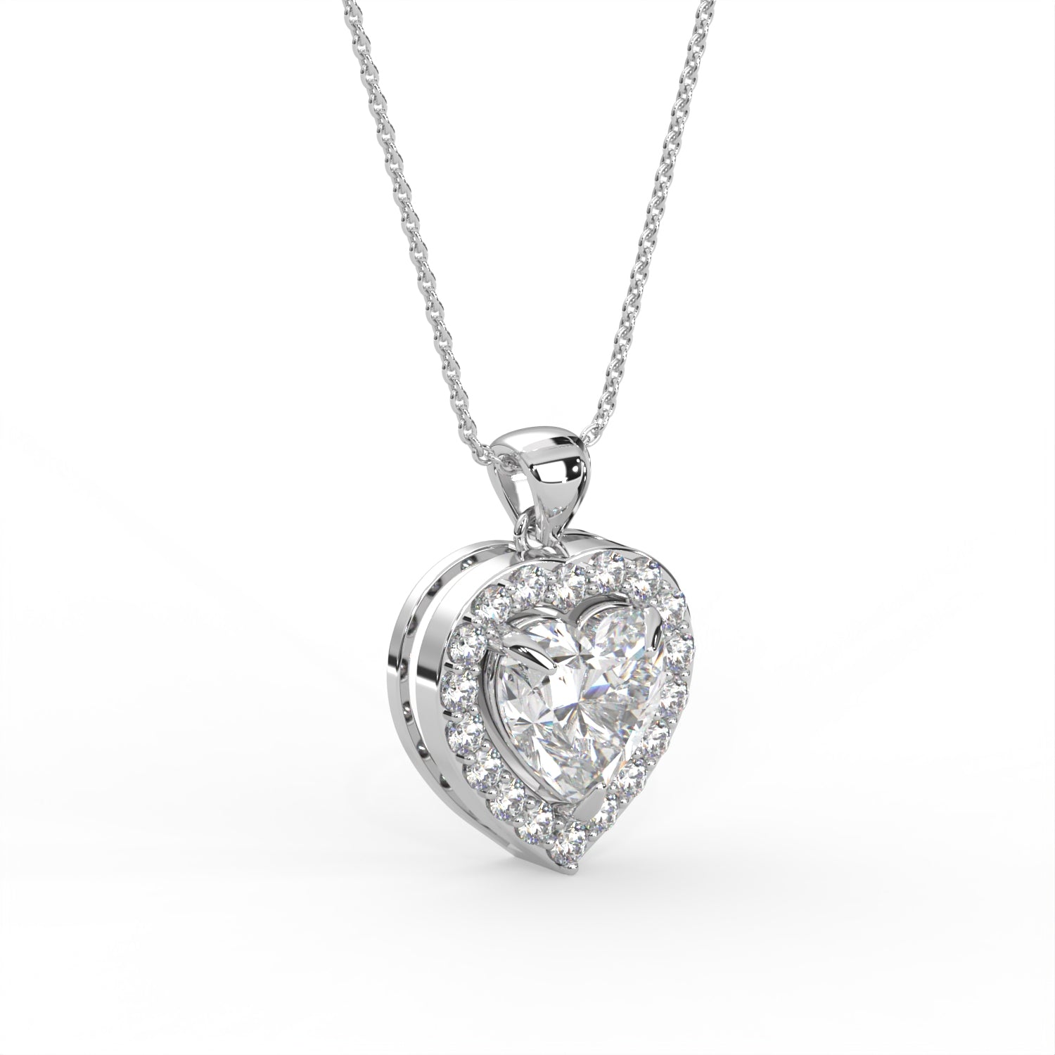 Heart Halo Pendant