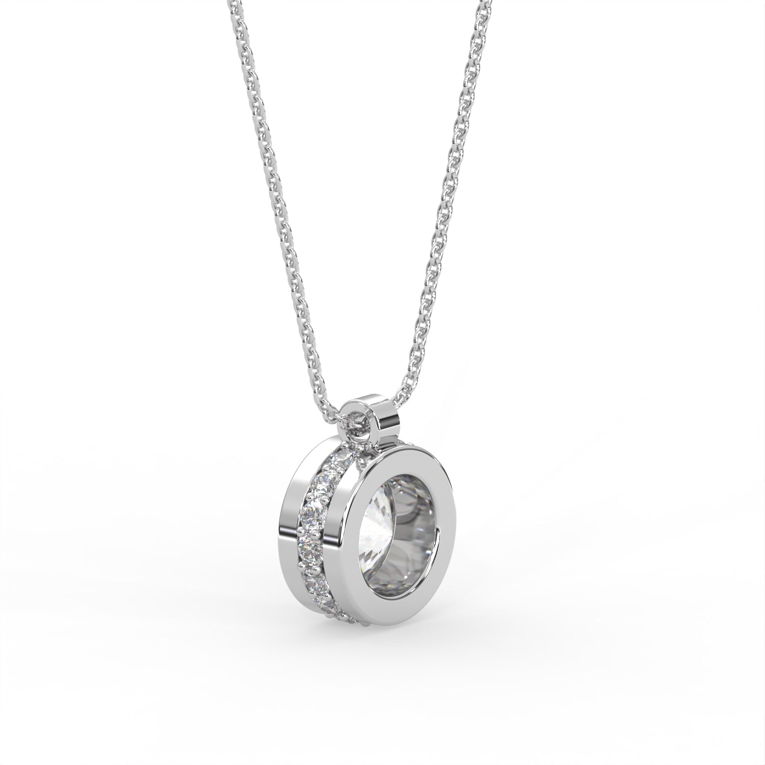 Round Bezel Pendant