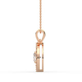 Round Open Teardrop Pendant