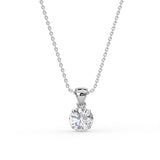 Round Solitaire Pendant