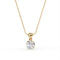 Round Solitaire Pendant