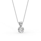 Round Solitaire Pendant