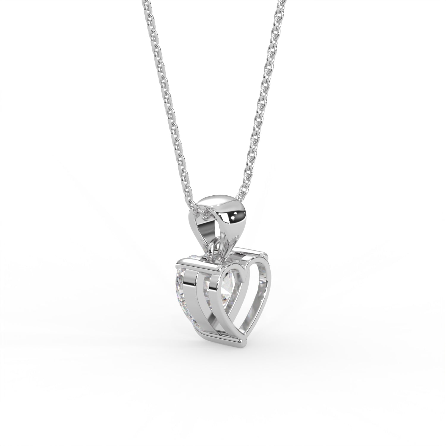 Heart Pave Pendant