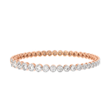 Bezel Eternity Tennis Bracelet