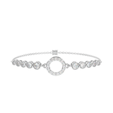 Rose Circle Station Bracelet