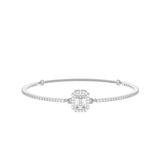 Emerald Halo Bangle
