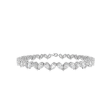Pear Heart Tennis Bracelet