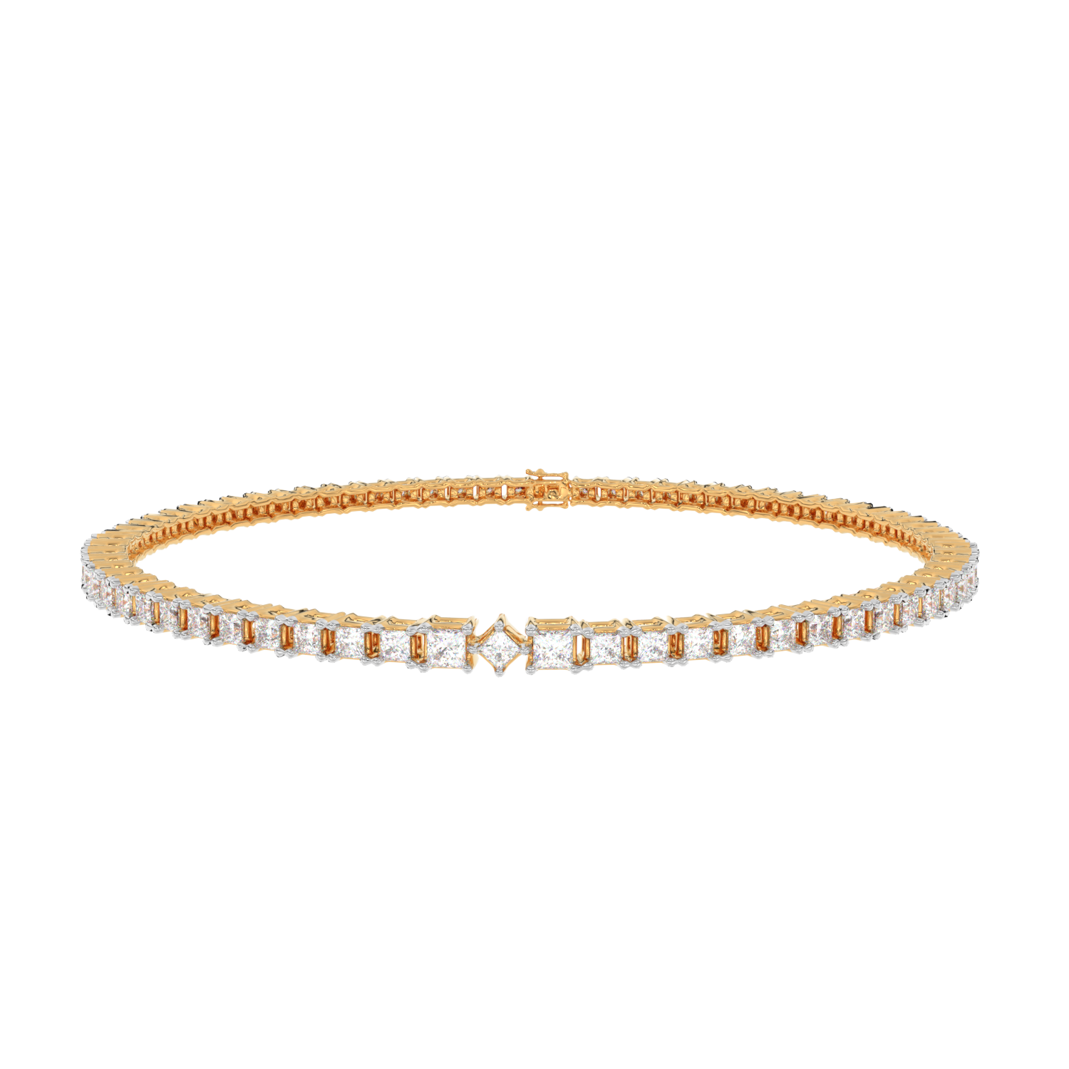 Princess Line Tennis Bracelet