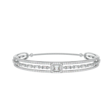 Emerald Art Deco Bangle