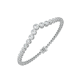 Graduated V Tennis Bracelet