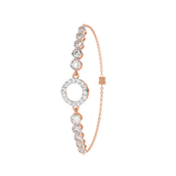 Rose Circle Station Bracelet