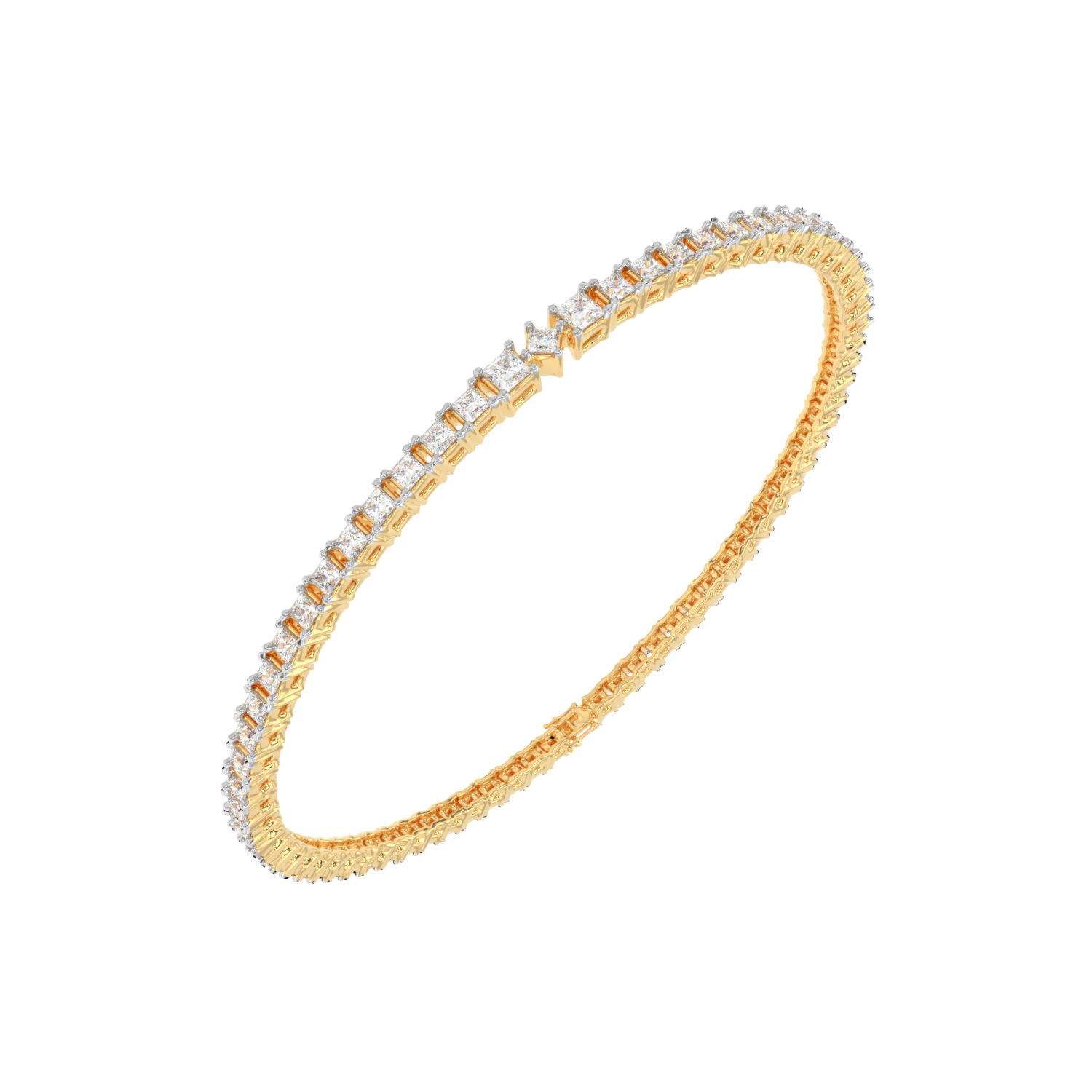 Princess Line Tennis Bracelet